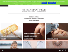 Tablet Screenshot of martinellimedicinaestetica.it
